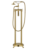 Смеситель для ванны напольного монтажа WONZON & WOGHAND RETRO, Брашированное золото (WW-88649020-BG)