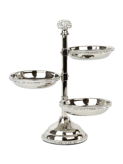 Этажерка декоративная "Кристалл" 24x12x26см