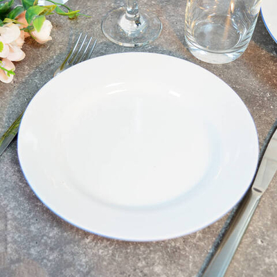 Тарелка 200мм мелкая форма Идиллия Палитра синяя