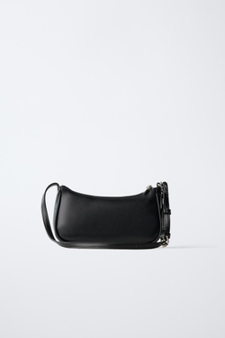 ZARA СУМКА С ПОДВЕСКАМИ, ЧЕРНЫЙ