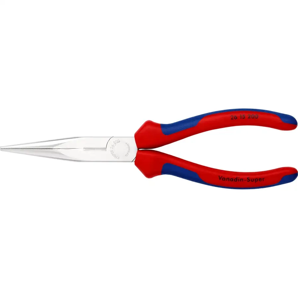 Длинногубцы хромированные 200 мм Knipex 26 15 200 SB