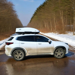 Автобокс Way-box Lainer 460 литров белый. Размер 175*82*42 см.