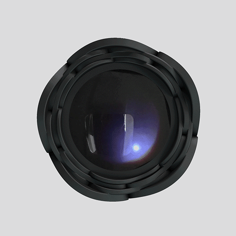 Анальная вибропробка 10,8 см с мигающими огнями Pretty Love Varian Large Butt Plug Multi Color Bottom Light Black BI-040182