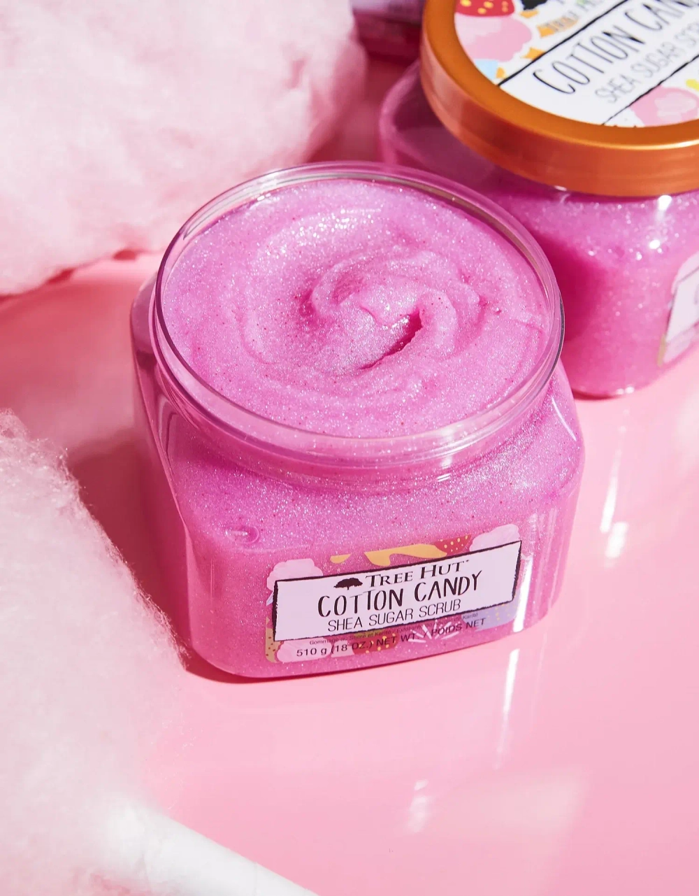 Скраб для тела Tree Hut Cotton Candy Shea Sugar Scrub 510 г.