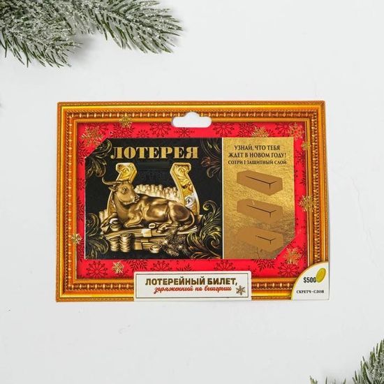 Гадание-лотерея "Новый год", 2 шт.