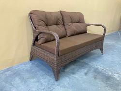 Двухместный диван из искусственного ротанга Веранда арт.75387-2