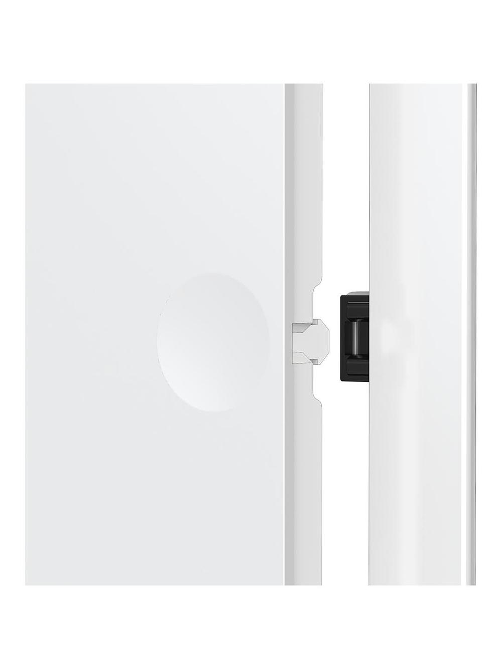 Люк ревизионный LN фланец 150х300 нажимной 172х322 пластик EVECS
