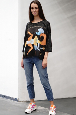 Туника "Эпатаж", по мотивам живописи художника Виктора Браунера