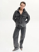 Жакет джинсовый WET ASPHALT, черный