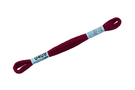 Мулине "Gamma" ,100% хлопок, 8 м, №0409