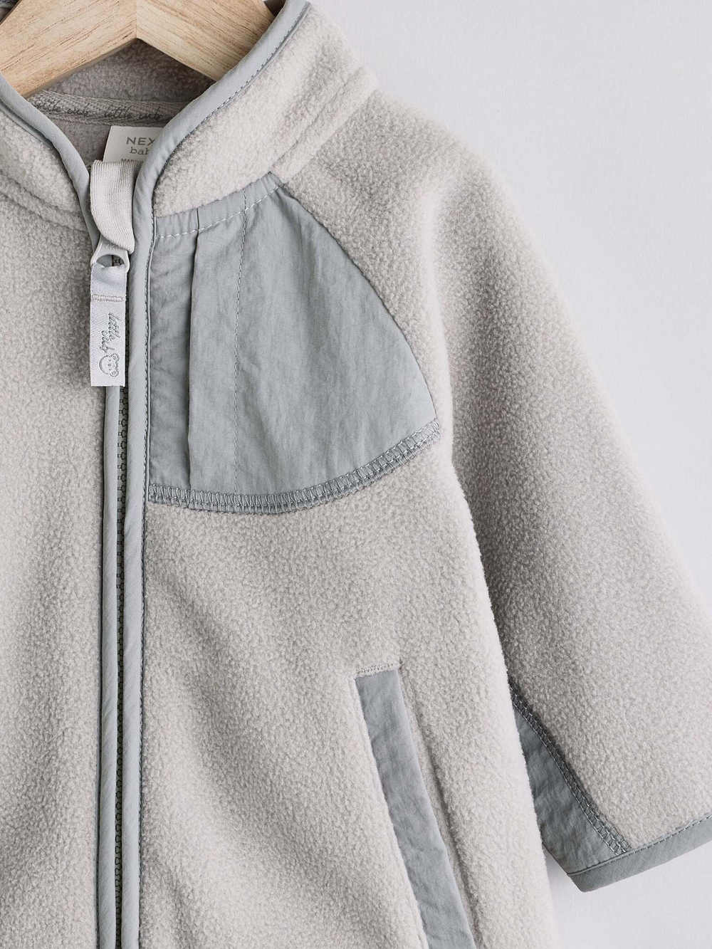 Флисовая куртка для малышей Next B11-531, Серый