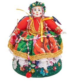 РусКукла RK-860 Кукла малая «Девочка на поляне»