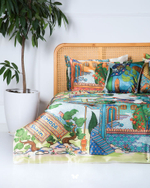 Комплект постельного белья двуспальный Shirin Cover Hermodr 8 предметов 130220303 Иран