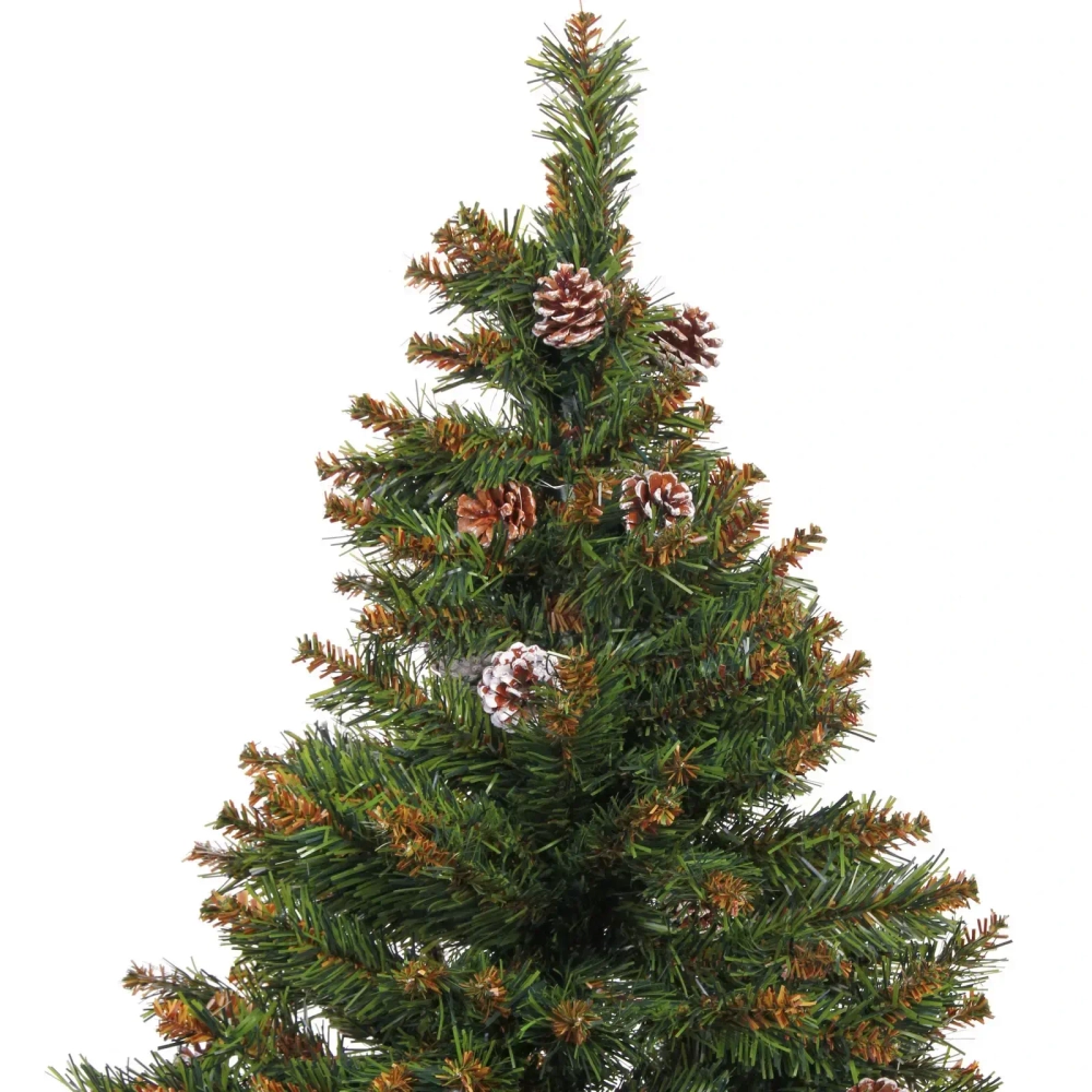 Елка «Лесное очарование» 120 см, ПВХ, шишки (348 веток)