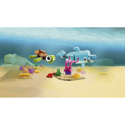 LEGO Creator — Дельфин и черепаха 3 в 1 31128 / артикул   31128  / GTIN 5702017117423