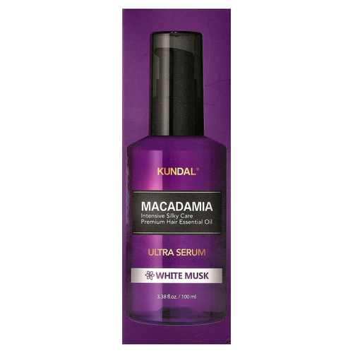 Kundal, Macadamia, ультрасыворотка, белый мускус, 100 мл (3,38 жидк. унц.)
