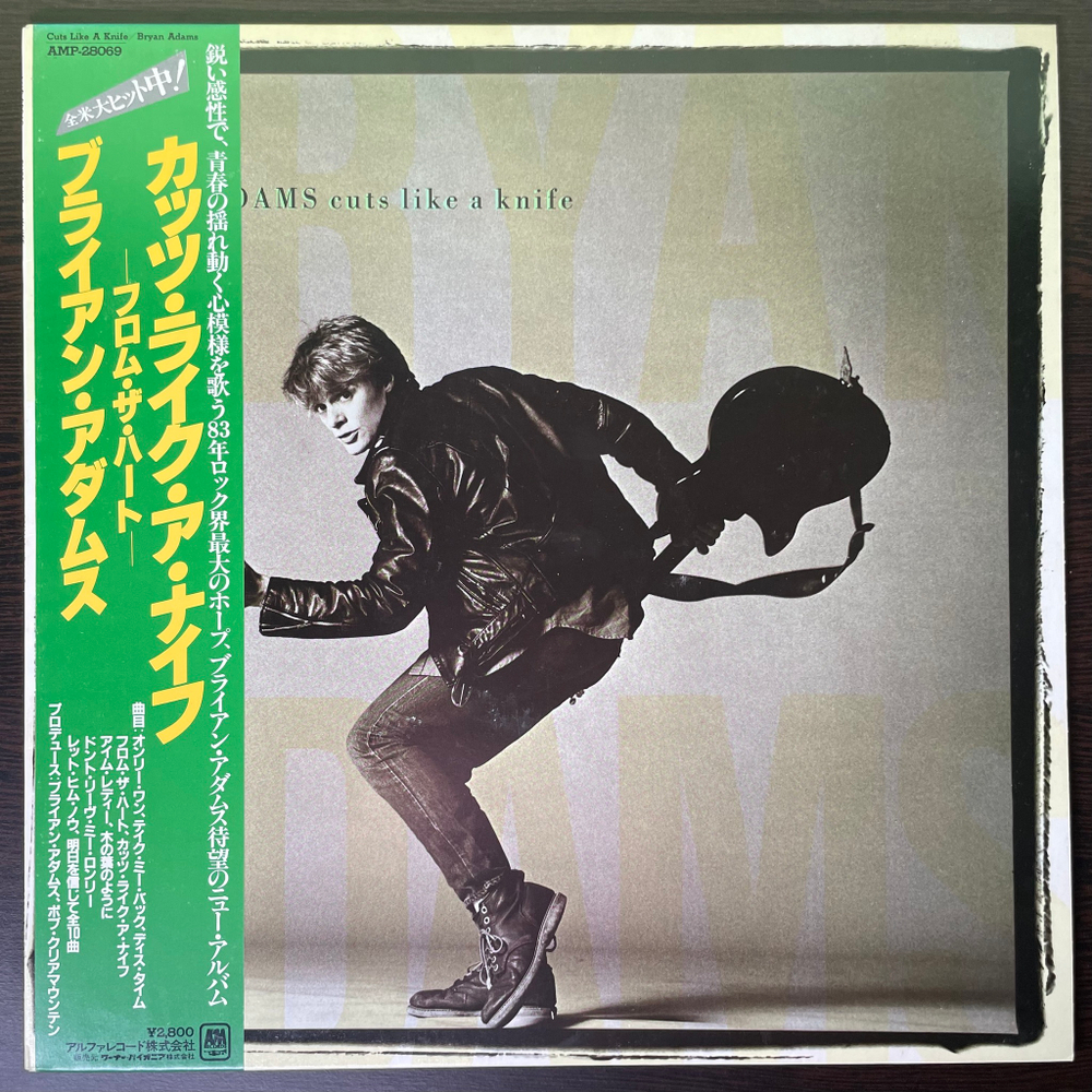 Bryan Adams ‎– Cuts Like A Knife (Япония 1983г.)