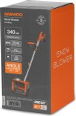 Снегоуборщик (электролопата) аккумуляторный DAEWOO DAST 3421Li SET с АКБ и ЗУ