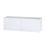Комод Варма Прайм 4Д, 160x55x48 см, белый