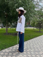 Джинсы с отворотами