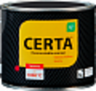 Термостойкая краска по металлу CERTA черная, 0,4 кг.