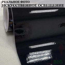 Пленка Черная глянцевая самоклеющаяся для авто, мебели и дизайна (50х150см)
