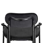 Стул барный Ror, round, велюр, черный/черный