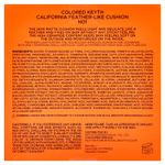 KEYTH, California Feather-Lake Cushion, кушон, N01 светлый бежевый, 14 г (0,49 унции)