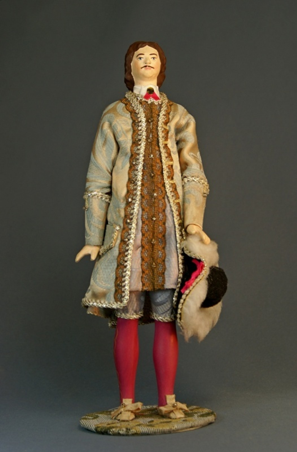 Кукла интерьерная Потешного промысла Пётр Первый в бальном костюме