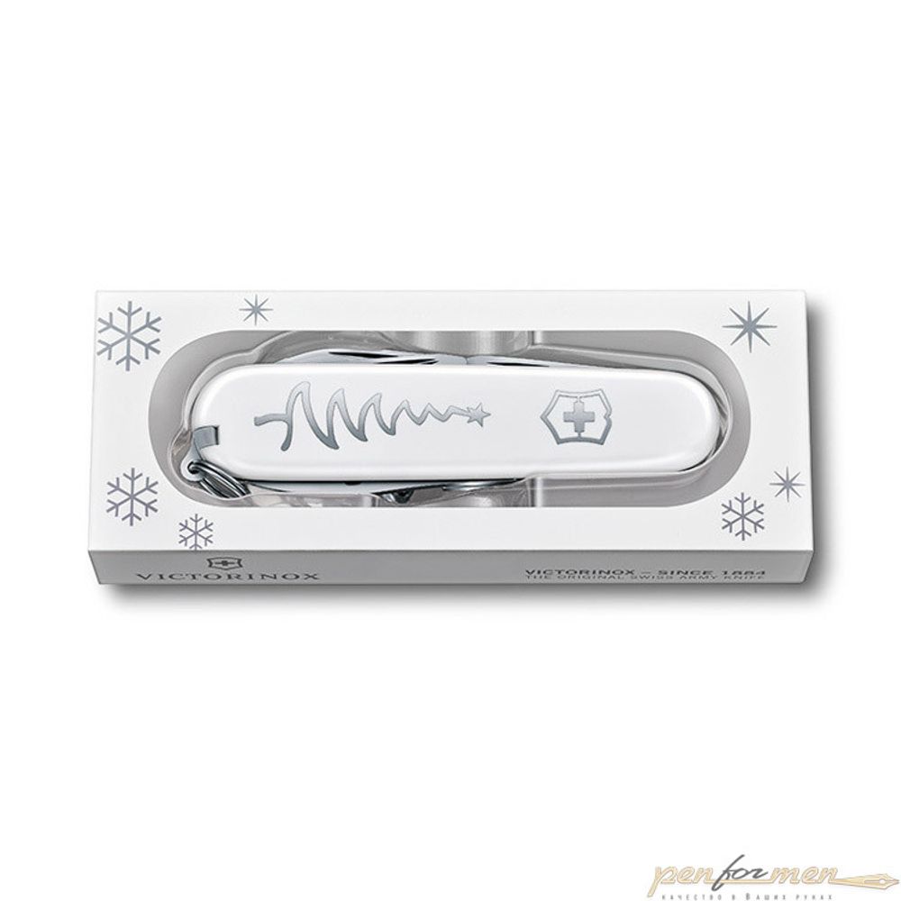 Нож перочинный Victorinox White Christmas SE 2018 13 функций (0.3804.77)