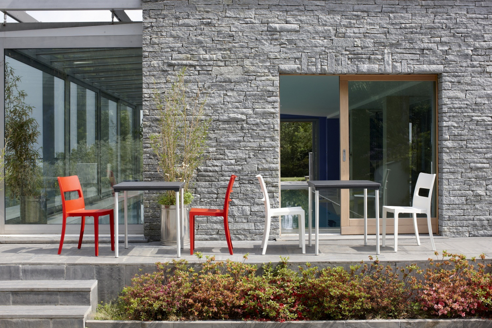 Стул пластиковый Scab Design Sai, оранжевый