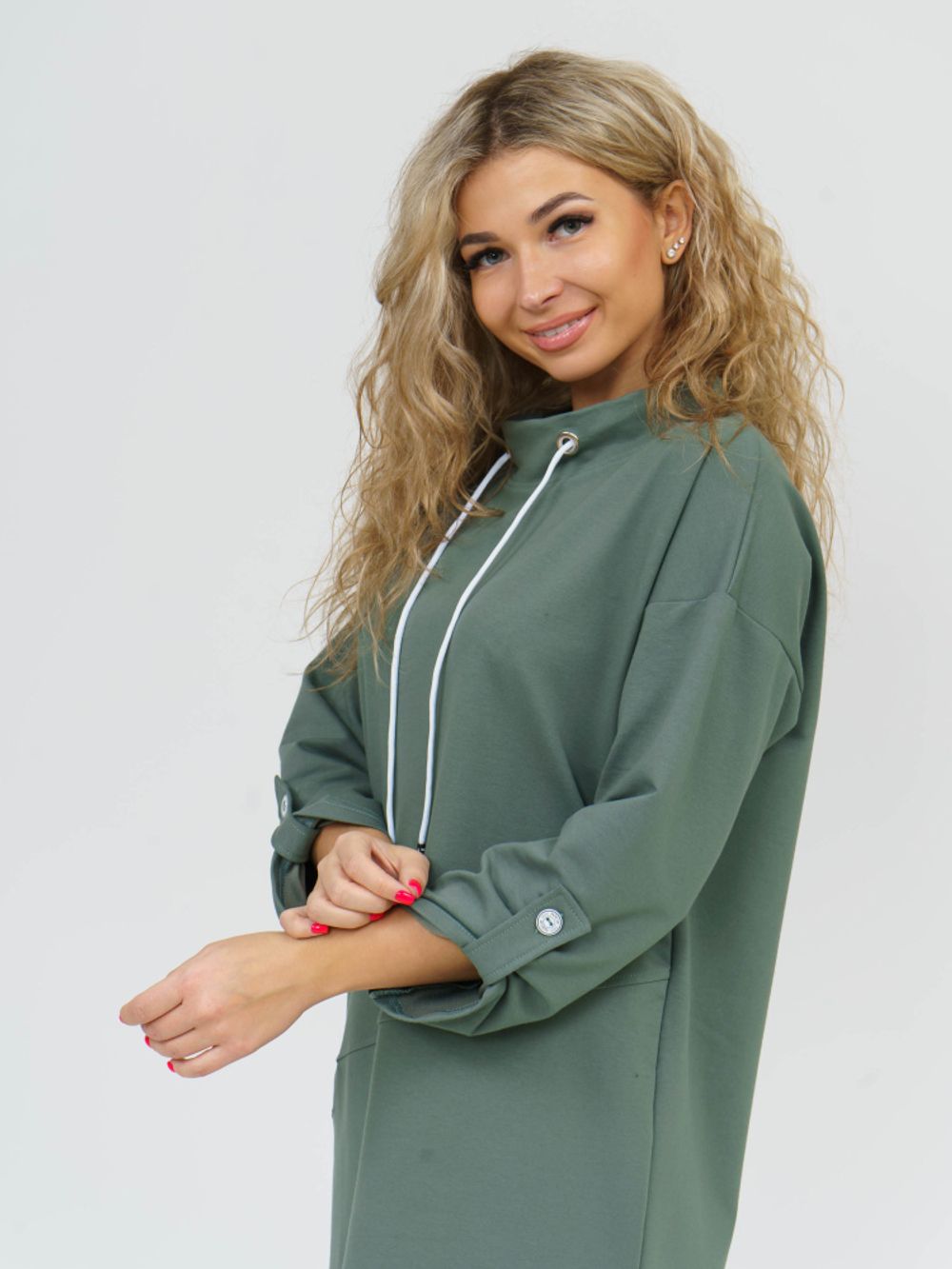 880 Платье "Хаки" SveTekst (Акция)