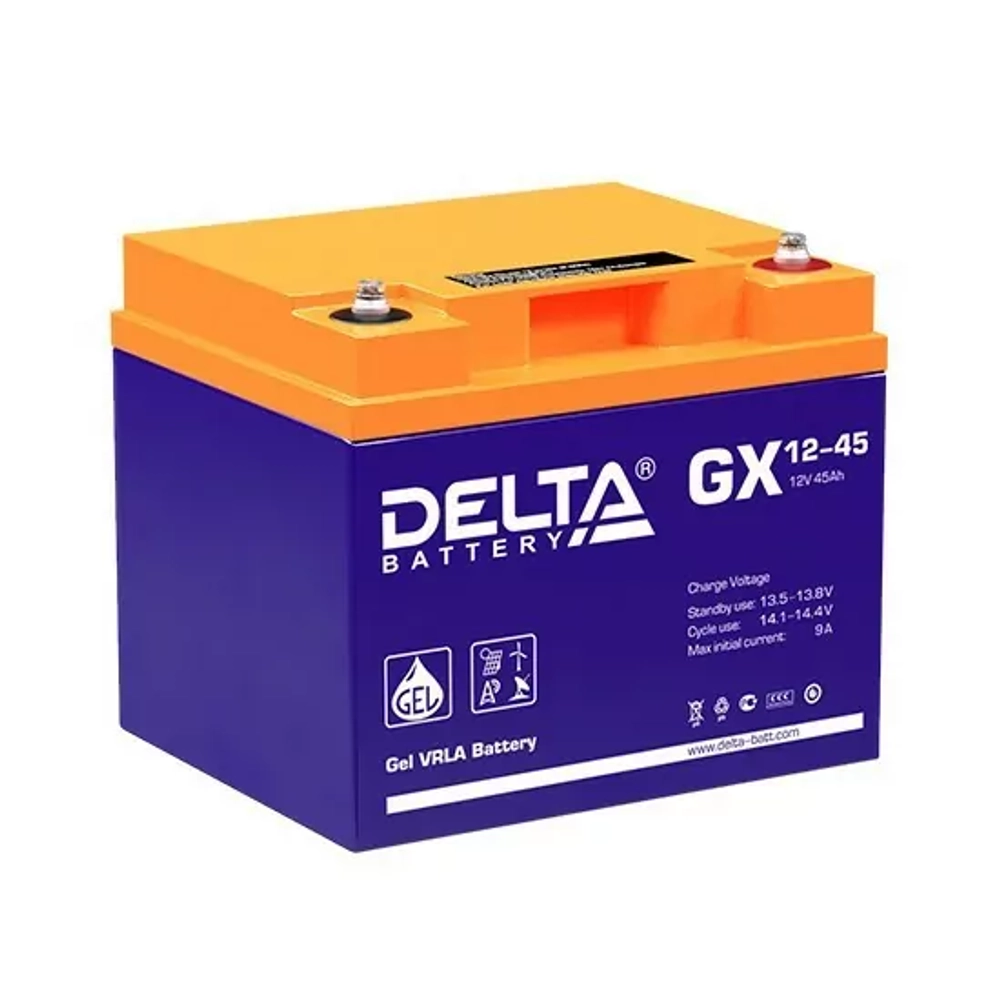 Аккумуляторная батарея Delta GX 12-45