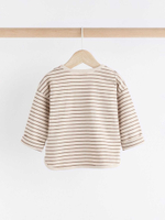 Лонгслив для малышей Next 836-058, 3 шт., Бежевый, Коричневый