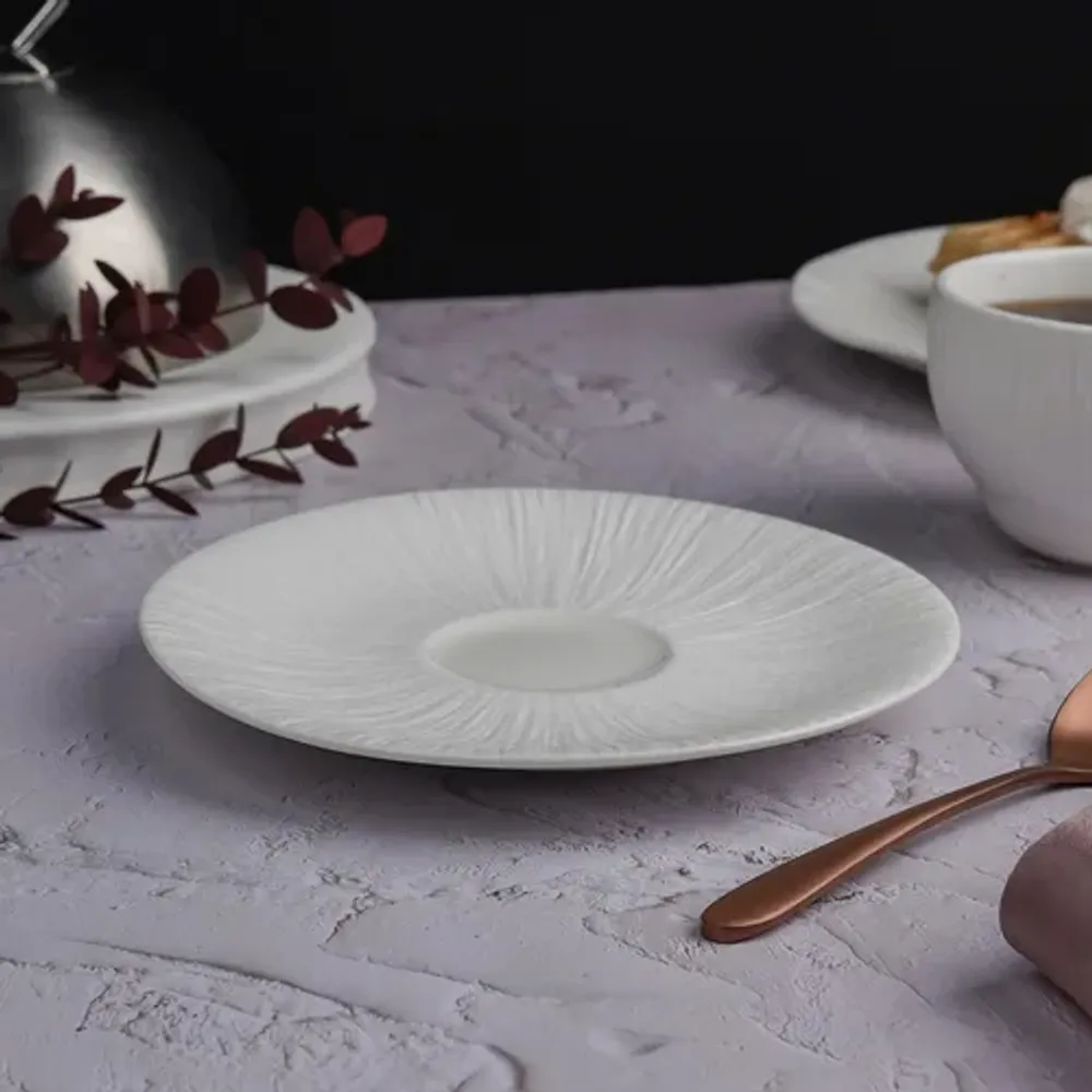 Блюдце d 16,5 см h2 см чайное для чашки арт. 81222588 Frost White Moon P.L. Proff Cuisine [6]
