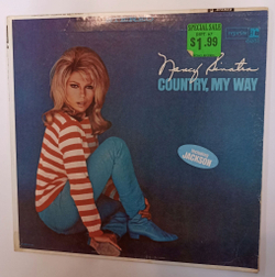 Винтажная виниловая пластинка LP Nancy Sinatra Country, My Way (USA 1967)