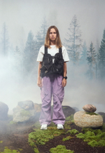 Брюки Nothomme Blue Contour Pocket Work Pants "Purple Pink"