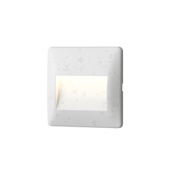 Светильник встраиваемый в стену HELM, IP65, LED 3000K, 2.5 Вт, белый, пластик