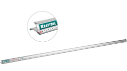 KRAFTOOL KRAFT-LINE, 2.0 м, усиленная алюминиевая линейка со стальной направляющей (34275-200)