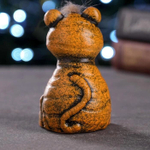 Фигура  "Тигра" рыжая, 7х11х7 см