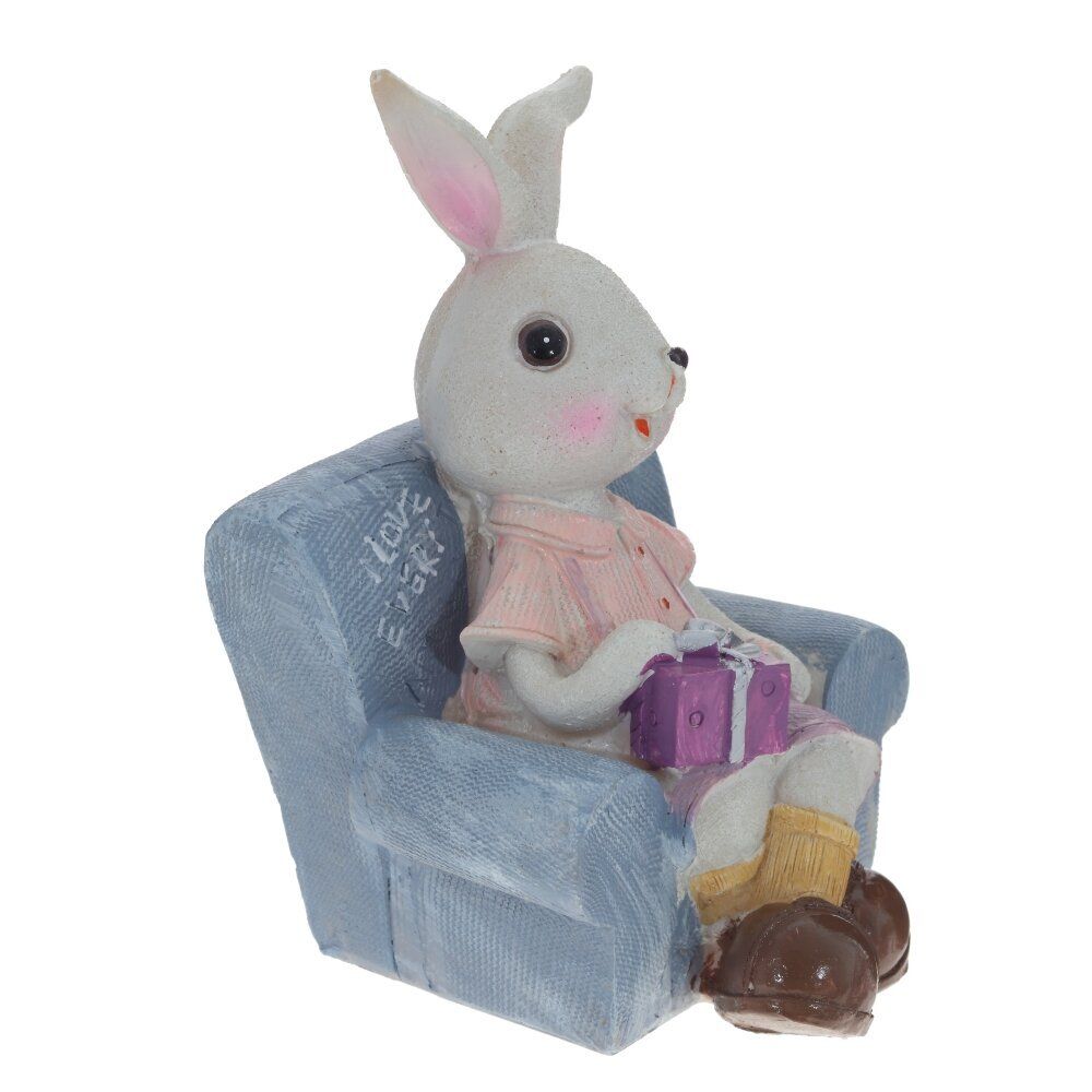 GAEM Фигурка декоративная "Заяц", L9 W9 H13 см, 2в.