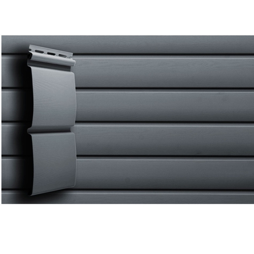 Сайдинг Grand Line Premium Acryl Блок-хаус графит 3000 мм