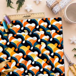 Ткань премиум шелк искусственный Армани кристальные переклички