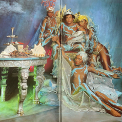 Винтажная виниловая пластинка LP Boney M. Oceans Of Fantasy (Germany 1979) Bahama Mama