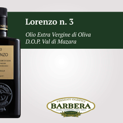 Оливковое масло BARBERA Lorenzo №3 D.O.P. "Val di Mazara" Extra Virgin Bio, 500 мл, Италия, Сицилия