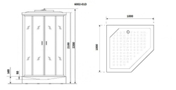 Душевая кабина Niagara Premium NG-6002-01D