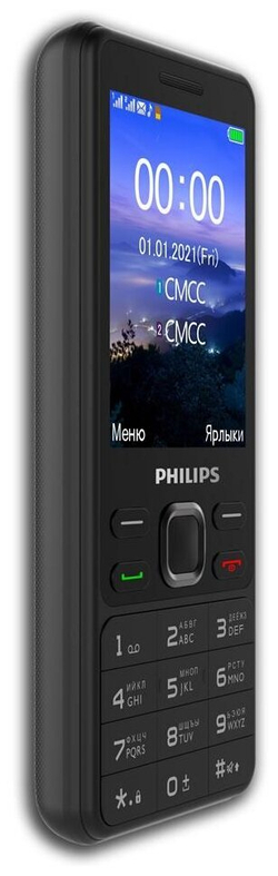 Сотовый телефон Philips Xenium E185 Black