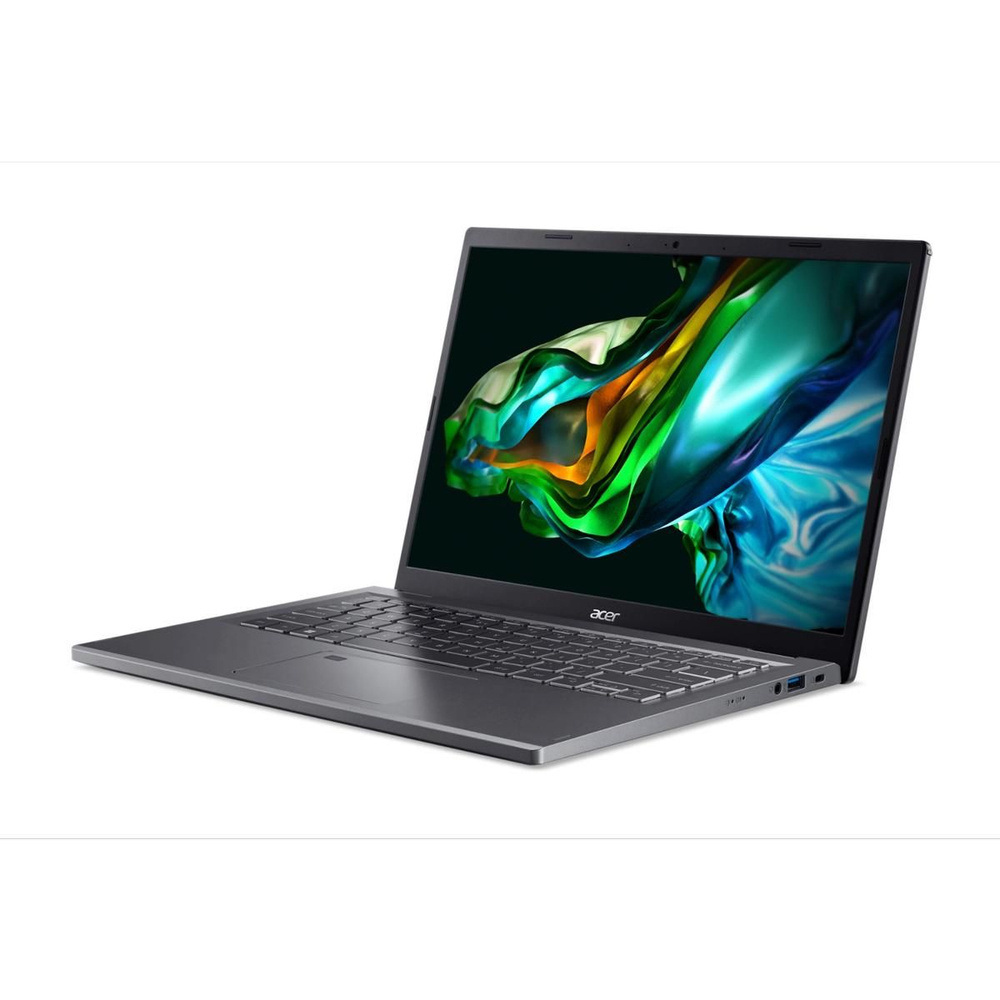 Ноутбук Acer Aspire 5 A514-56M, 14" (1920x1200) IPS/Intel Core i7-1355U/16ГБ DDR5/512ГБ SSD/Iris Xe Graphics/Win 11 Home, темно-серый (NX.KH7CD.006)