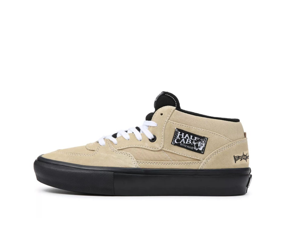 Кеды Vans Half Cab Skate 'Light Khaki Black' VN0A5FCDZF5