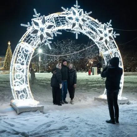 световая арка "Снежная"